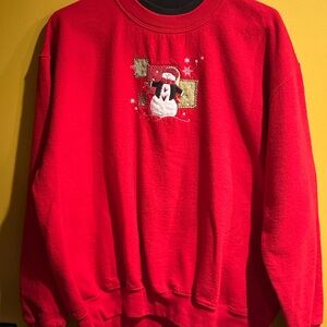Festive Red Snowman Sweatshirt